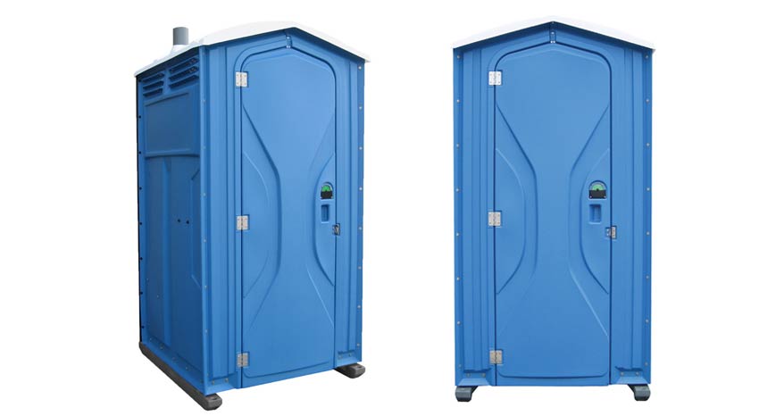 Long-term porta potty units on site in San Pablo, California